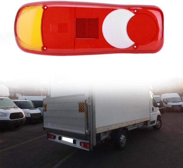 Rear Light Cover,Stop Reverse Rear Light Tail Lights Lamp Cover Shell for Lorry Trucks Trailer - Image 5