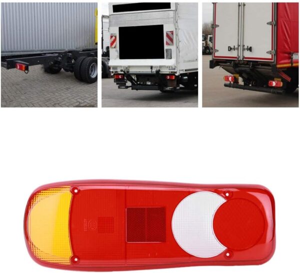 Rear Light Cover,Stop Reverse Rear Light Tail Lights Lamp Cover Shell for Lorry Trucks Trailer - Image 6