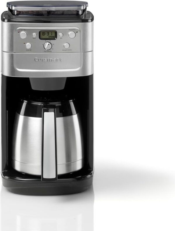 Cuisinart Grind and Brew Plus | Bean to Cup Filter Coffee Maker | DGB900BCU | Silver - Image 2