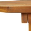 vidaXL Solid Acacia Wood Garden Dining Set 5 Piece Outdoor Patio Terrace Backyard Furniture Wooden Dining Dinner Table and Chair Seat - Image 7