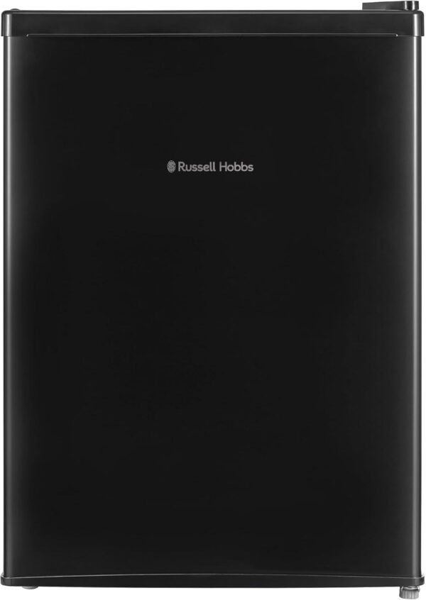 Russell Hobbs Table Top Larder Mini Fridge 66L Capacity, Quiet Running 41dB, Reversible Door & Adjustable Feet, 0 to 8 Degrees Manual Temperature Control, Black RH67TTLF0E1B - Image 2