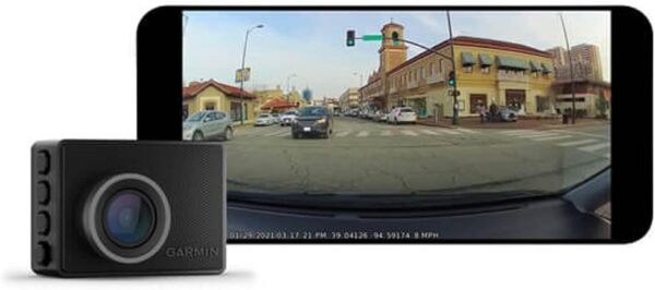 Garmin Dash Cam 47, 1080p HD Video, 140-degree Field of View, Voice Controlled, Pocket Size Dash Camera, Automatic Recording, Incident Detection with GPS, Dual USB charger included - Image 6