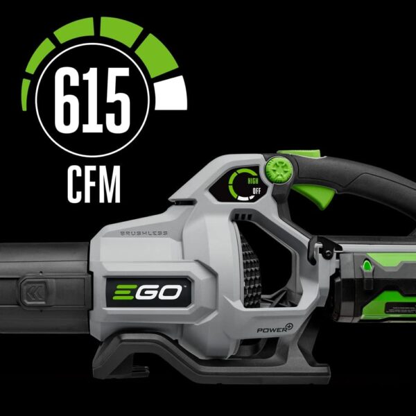 EGO Power+ LB6150 615 CFM Variable-Speed 56-Volt Lithium-ion Cordless Leaf Blower - Battery and Charger Not Included, black - Image 4