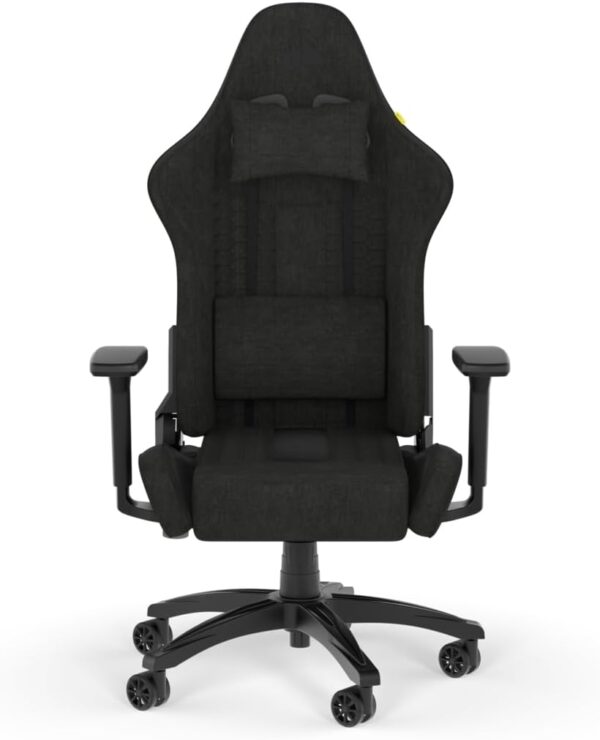 Corsair TC100 Relaxed Faux Leather Gaming Chair, Faux Leather, Black, One Size - Image 4