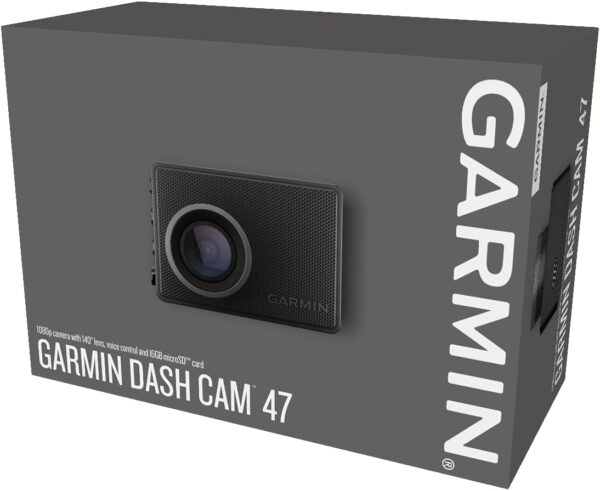 Garmin Dash Cam 47, 1080p HD Video, 140-degree Field of View, Voice Controlled, Pocket Size Dash Camera, Automatic Recording, Incident Detection with GPS, Dual USB charger included - Image 11