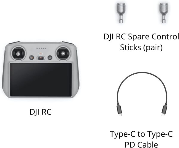 DJI RC - Remote Controller for DJI Mini 3 Pro/DJI Mavic 3/DJI Mavic 3 Cine, Lightweight Body, FHD Screen, 4hr Battery, Precision Control Sticks, O3+ Transmission - Image 7