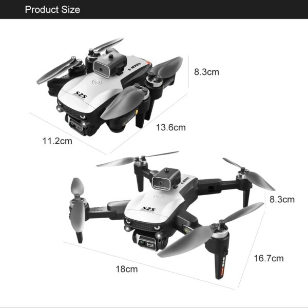 OBEST Drone with Camera for Adults 4K, Kids Beginners, Mini Portable Drone, FPV RC Aircraft Toy Gift, 360°Active Bbstacle Avoidance,Optical Flow Positioning, APP Control, 2 Batteries - Image 7