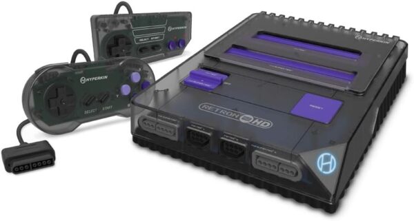 Hyperkin RetroN 2 HD Gaming Console for NES/Super Famicom (Space Black) - Image 4