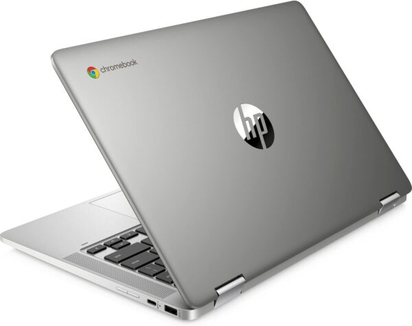 HP Chromebook x360 14"| Intel Pentium Silver N5030 Processor | 4 GB RAM | 128 GB eMMC | Intel UHD Graphics 605 | HD Touchscreen | Up to 13hrs battery | Chrome OS | Mineral Silver | 14a-ca0010sa - Image 15