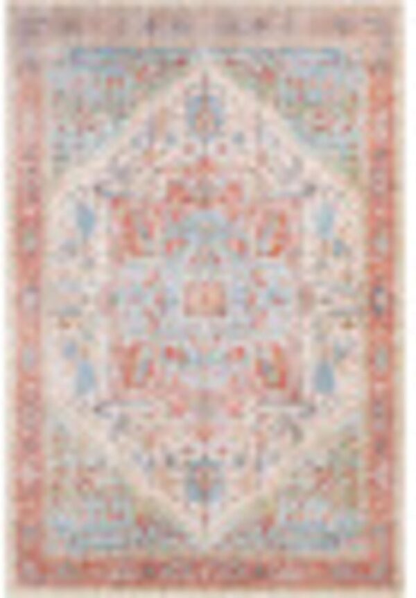 Livabliss Bree Vintage Medallion Area Rug, 5' x 7'6", Beige - Image 4