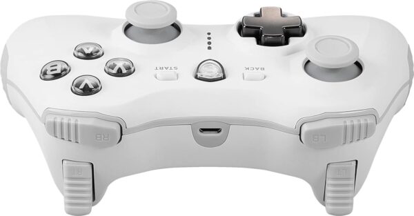 MSI FORCE GC30 V2 WHITE Wireless PC Gamepad Controller - 2,4 GHz, 600mAh Li-ion Battery, Interchangeable D-Pad Covers, Dual Vibration Motors, USB 2.0 - Wired/Wireless - Image 7