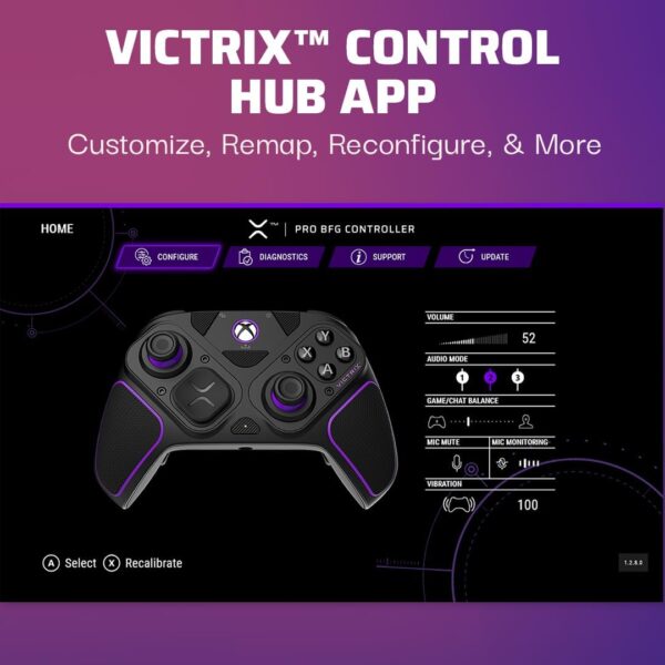 PDP Victrix Pro BFG Wireless Controller: Black For Xbox Series X|S, Xbox One, and Windows 10/11 PC - Image 8