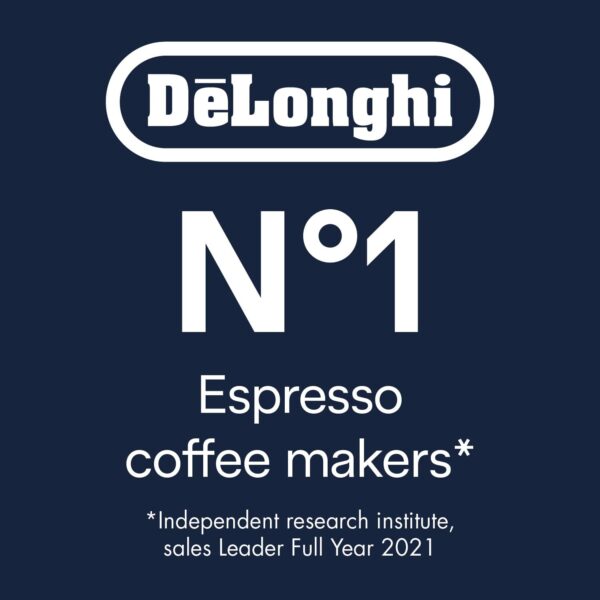 De'Longhi Magnifica Start ECAM222.20.B, Automatic Coffee Machine with Milk Nozzle, Bean to Cup Espresso Machine with 4 One-Touch Recipes, Soft-Touch Control Panel, 1450W, Black - Image 8