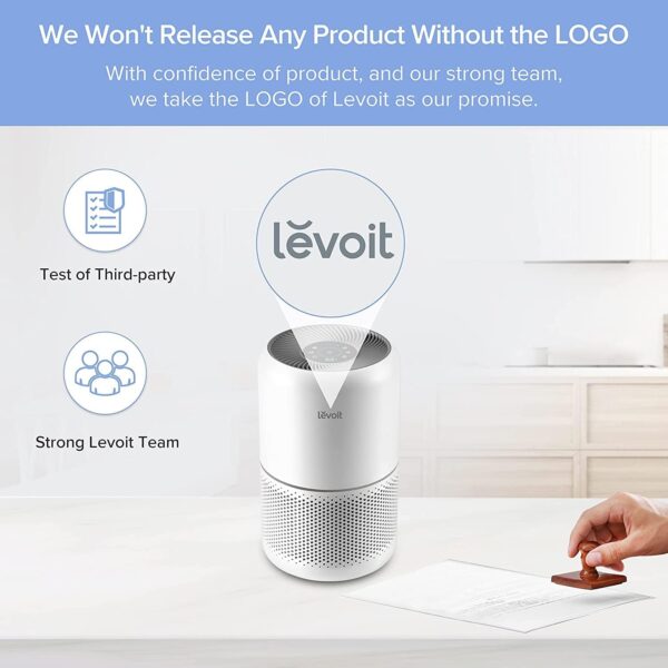 Levoit Air Purifier for Home Bedroom with HEPA & Carbon Air Filters CADR 187 m³/h, 80m², removes Pollen Allergies Dust Smoke, Air Cleaner with Timer, Quiet 24dB Sleep Mode, Air Frenshener, Core 300 - Image 12