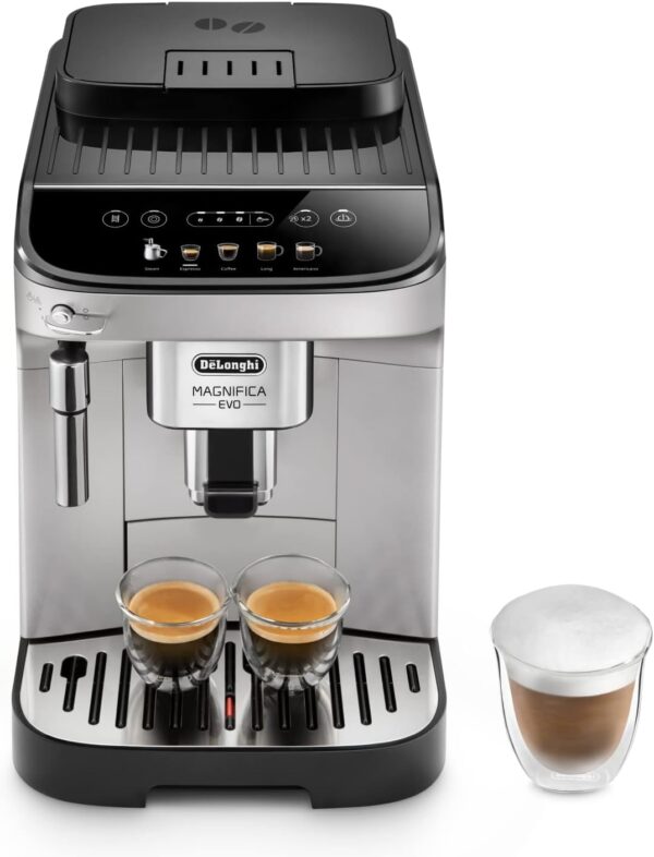 De'Longhi Magnifica Evo, Bean to Cup Coffee and Cappuccino Maker, ECAM292.33.SB, Silver - Image 2