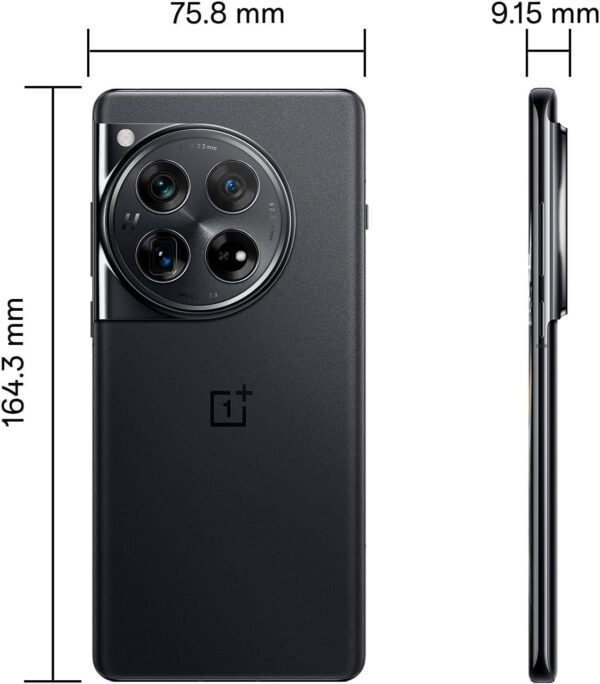 oneplus 12 5G (UK) 16GB RAM 512GB Storage SIM-Free Smartphone with 4th Gen Hasselblad Camera for Mobile - 2 Year Warranty - Silky Black - Image 4