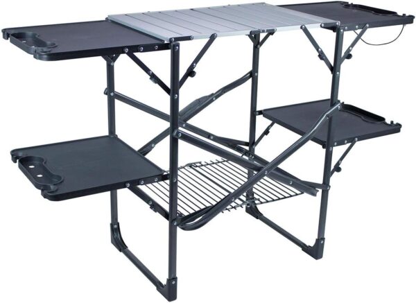 GCI Outdoor Table, Aluminum, Black, Pack of 1 - Image 2