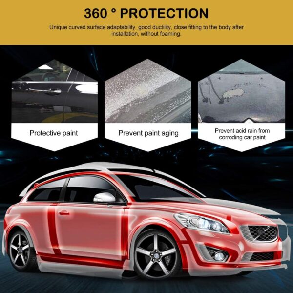 Chingde Clear Paint Protection Film, 30 X 300CM Car Protection Tape Clear Anti Scratch Film Car Bumper Protection Sticker for Car Vehicle Protection - Image 4