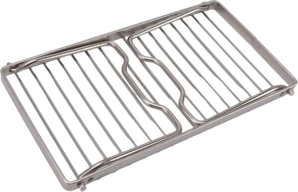 HERCHR Large Folding Campfire Grill, Stainless Steel Grate Heavy Duty Portable Camping Grill Steel over Fire Camp Gril for Outdoor Camping Cooking - Image 2