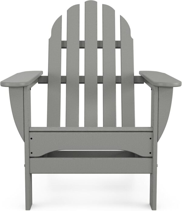 POLYWOOD AD4030GY Classic Outdoor Adirondack Chair, Slate Grey - Image 8