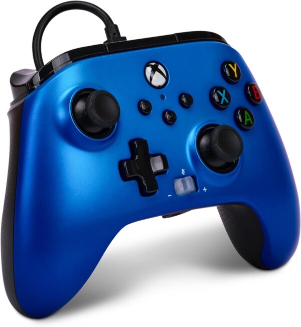 PowerA Enhanced Wired Controller for Xbox Series X|S, Wired Video Game Controller, Gamepad for Xbox X and S, Officially Licenced by Xbox, 2 Years Manufacturer Warranty- Sapphire Fade - Image 4