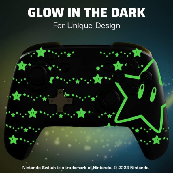 PDP REMATCH GLOW Wireless Controller Mario Stars - Image 4