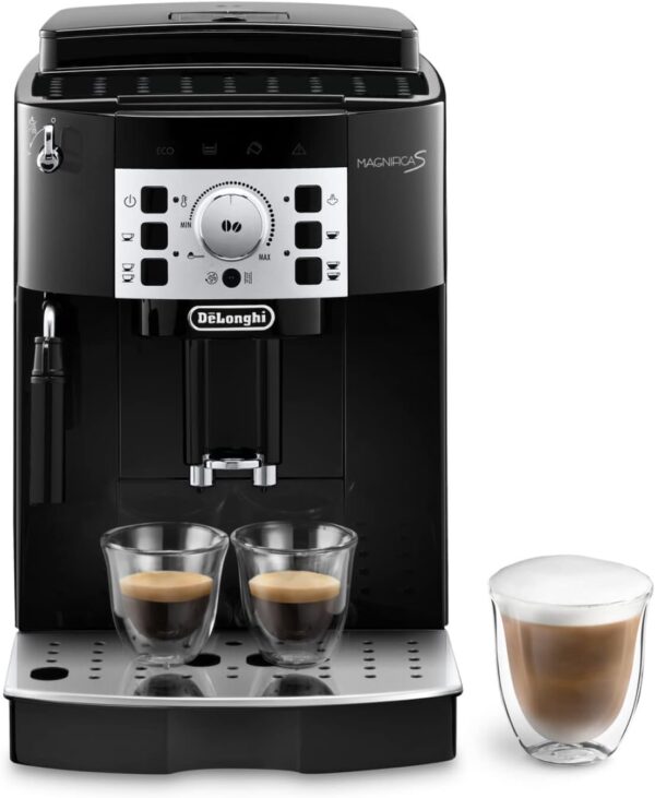 De'Longhi Magnifica S, Automatic Bean to Cup Coffee Machine, Espresso and Cappuccino Maker, ECAM22.110.B, 1.8 liters,Black [Amazon Exclusive] - Image 2