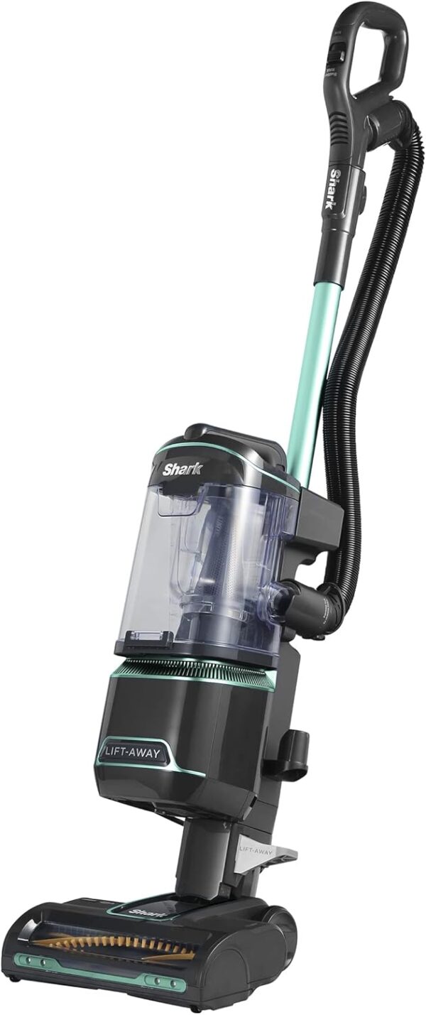 Shark Corded Upright Vacuum Cleaner 1.1L with Anti Hair Wrap Technology, LED Headlights, Lift-Away, Anti-Allergen, 8m Cord, 750W, 2 Attachments,Turquoise, NZ690UK - Image 2