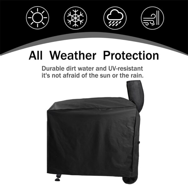 Heavy Duty ZGC-02B Full Length Grill Cover Fits Z Grill 700 Serial Wood Pellet Grills and ZPG-450A ZPG-550B Grills - Image 4