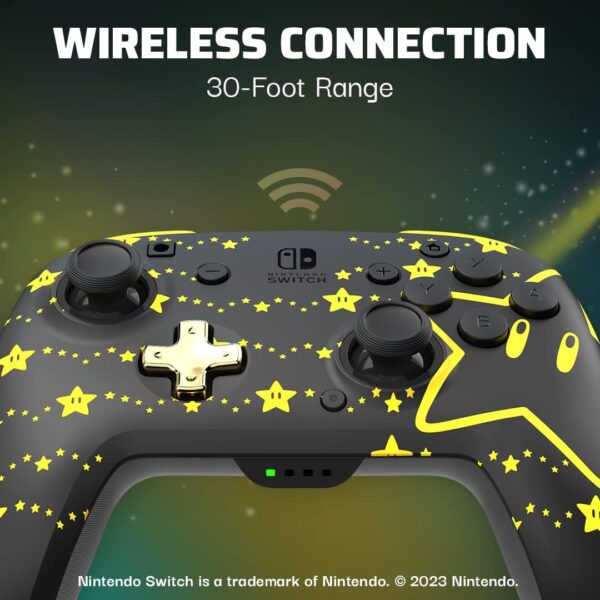 PDP REMATCH GLOW Wireless Controller Mario Stars - Image 8