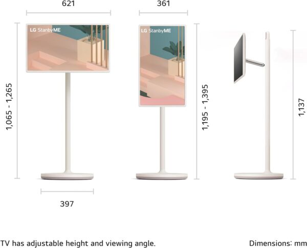 LG StanbyMe 27ART10AKPL 27 inch Wireless TV | Portable Smart Display | 1080p | 2023 series - Image 12