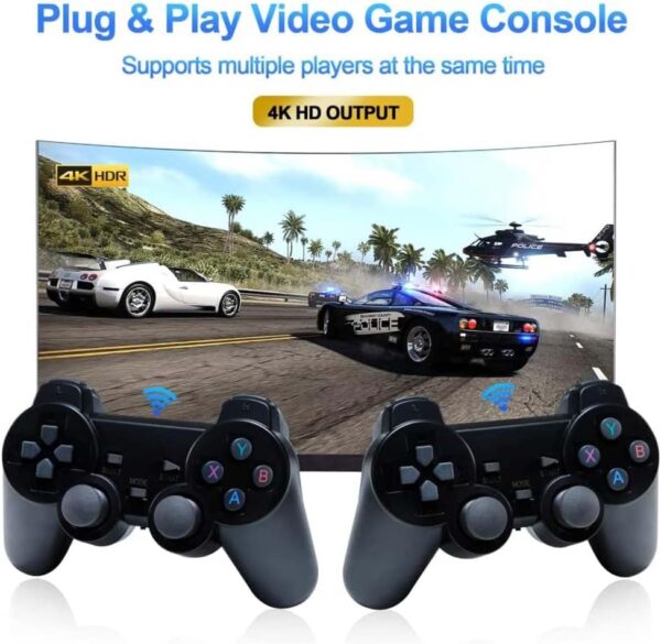 Retro Games Console,X2 Plus Game Stick Retro Console Double Wireless Controller,40000+ Games,128GB - Image 3