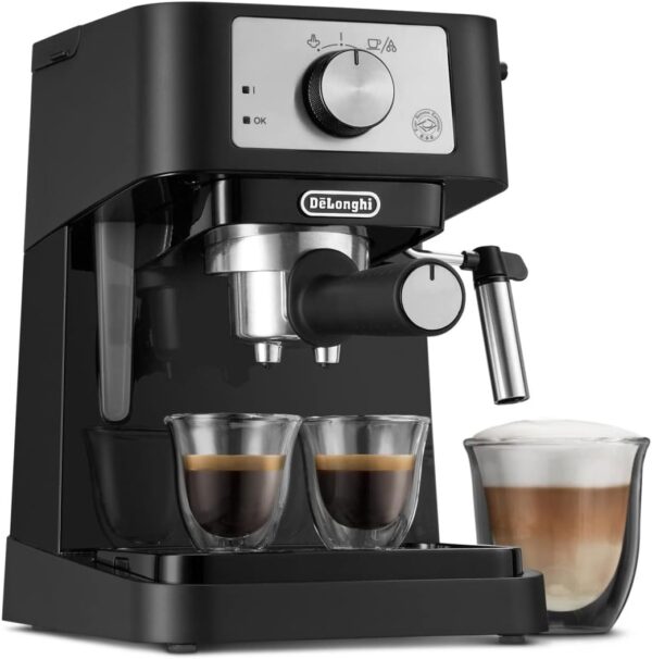 De'Longhi Stilosa EC260.BK, Traditional barista Pump Espresso Coffee Machine, Black - Image 3