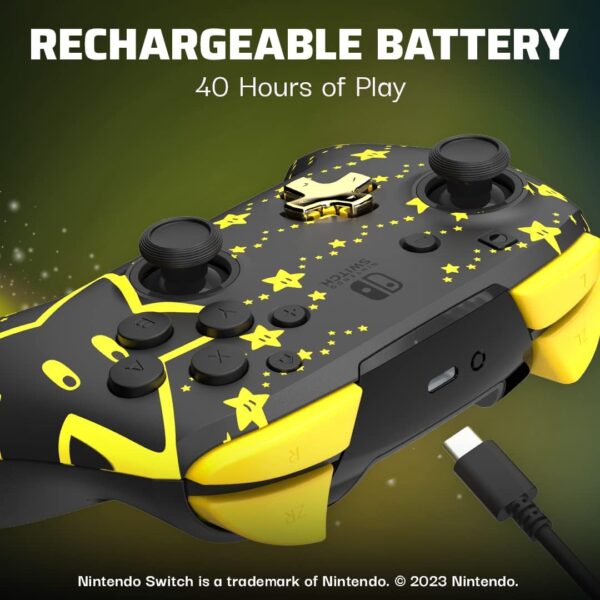 PDP REMATCH GLOW Wireless Controller Mario Stars - Image 5