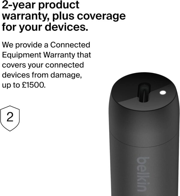 Belkin BoostCharge 30W Fast Car Charger, Compact Design with USB-C Power Delivery Port, USB Car Charger with Universal Compatibility for iPhone 15, 14, Samsung Galaxy S24, Note, Pixel and More - Black - Image 8