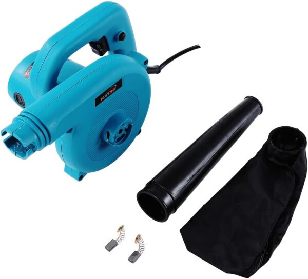 KATSU Electric Air Blower, Large Volume 550W Leaf Dust Blower Inflator with Variable Speed for Office Computers Construction Home Garden Lawn Care, Car Corner Dust Clearing 100760 - Image 7