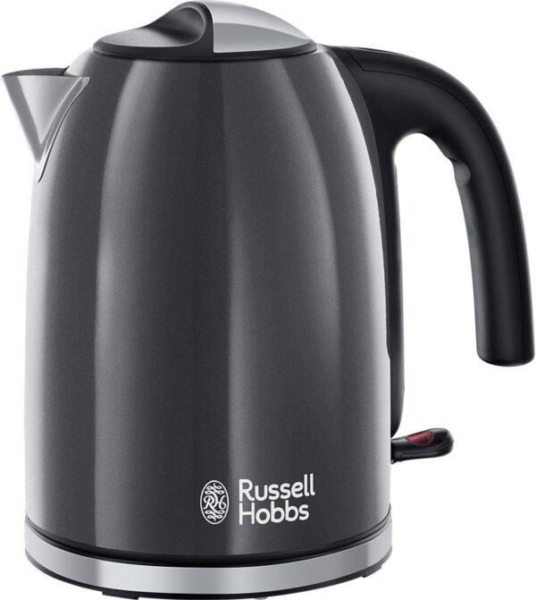 Russell Hobbs RHTTLF1B 43L Table Top F Energy Rating Fridge Black & Grey Stainless Steel 1.7L Cordless Electric Kettle with black handle (Fast Boil 3KW - Image 6