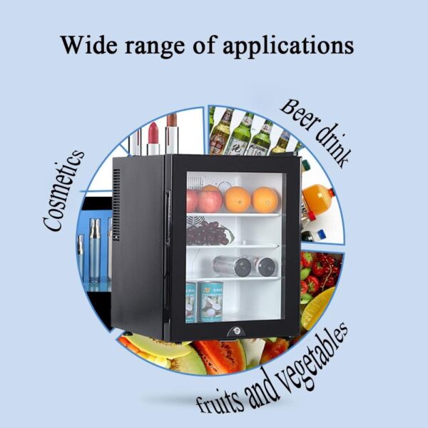 Compact Single Door Vertical Freezer with Door Lock - 30L Upright Freezer for Office Dorm or Apartment - Table Top Mini Fridge for Space-Saving Storage - Image 8