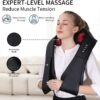 Neck Massager, Deep Tissue 3D Kneading, by iKristin, Portable, with Heat, Shiatsu Massager for Neck, Back, Shoulder, Foot and Leg, at Home and Car, Suitable for Women and Men (Black) - Image 3