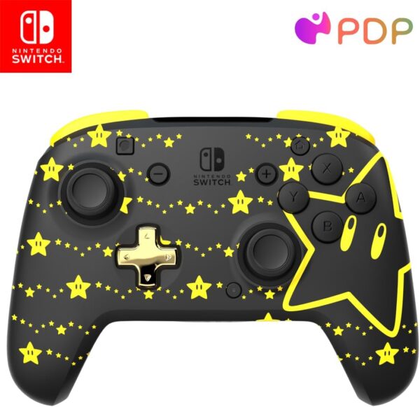 PDP REMATCH GLOW Wireless Controller Mario Stars - Image 2