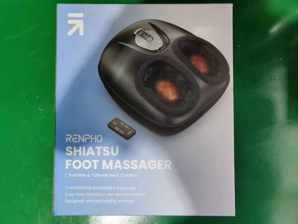 RENPHO Portable Foot Massager Machine with Heat for Plantar Fasciitis, Shiatsu Kneading, Compression, 3 Intensity Electric Feet Massager, Gifts for Men Women - Image 11