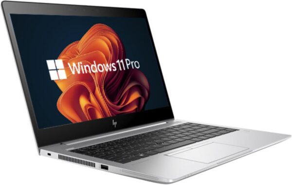 HP EliteBook 840 G6 14" Laptop - Intel Core i5 8th Gen CPU - 8GB RAM - 256GB SSD - Windows 11 Pro (Renewed) - Image 2