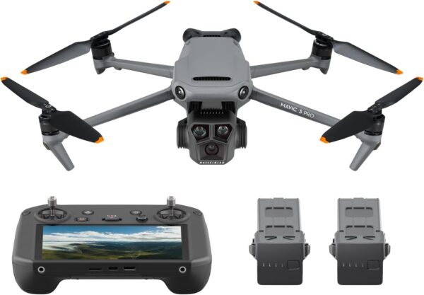 DJI Mavic 3 Pro Fly More Combo with DJI RC Pro (high-bright screen), 4/3 CMOS Hasselblad Camera, three Intelligent Flight Batteries, Charging Hub, ND Filters Set, and more, 4K Camera drone for adults - Image 2