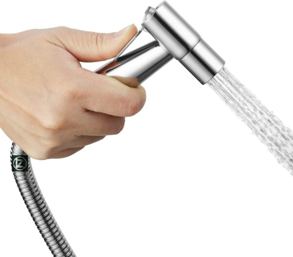 Hand Held Toilet Bidet Sprayer Head, Stainless Steel Bathroom Shower Bidet Tap Spray Shattaf Toilet Cleaning Faucet - Image 7