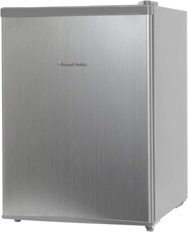 Russell Hobbs RHTTF67SS 66 Litre Reversible Doors Table Top Mini Fridge, Stainless Steel Effect, silver - Image 2