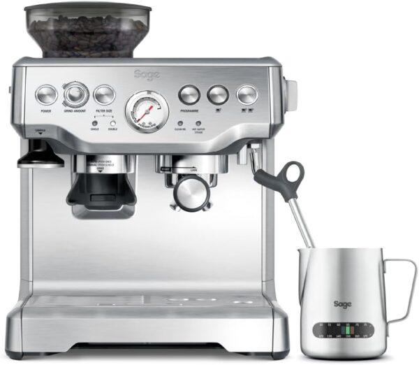 Sage - The Barista Express - Bean to Cup Coffee Machine with Grinder and Milk Frother, Brushed Stainless Steel - Image 2