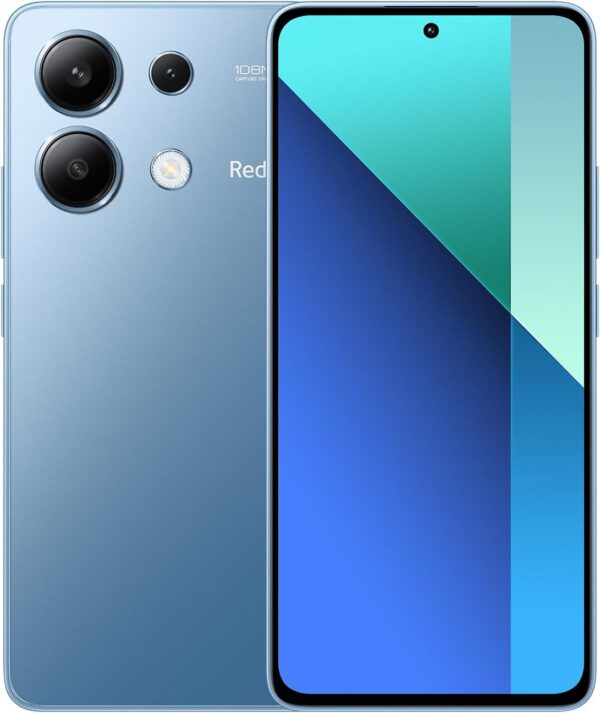 Xiaomi Redmi Note 13 Ice Blue - Smartphone 8+256GB, Snapdragon 685, 6nm process, 108MP triple camera, 120Hz FHD+ AMOLED, 33W fast charging, dust and water protection (UK Version + 2 Years Warranty) - Image 2