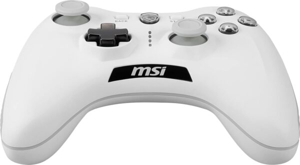 MSI FORCE GC30 V2 WHITE Wireless PC Gamepad Controller - 2,4 GHz, 600mAh Li-ion Battery, Interchangeable D-Pad Covers, Dual Vibration Motors, USB 2.0 - Wired/Wireless - Image 5