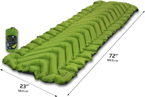 Klymit Static V2 Sleeping Pad, Ultralight, (12% Lighter), Great for Camping, Hiking, Travel and Backpacking - Image 3