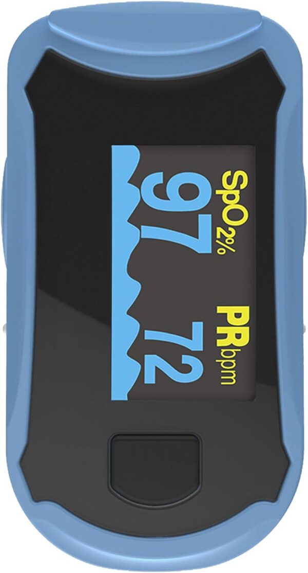 Concord Health Supply Fingertip Pulse Oximeter (Blue) - Image 3